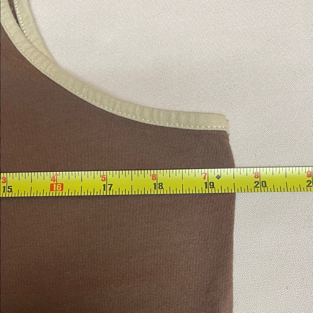Jed North Cotton Retro Fit Brown Graphic Tank Top - Picture 6 of 10